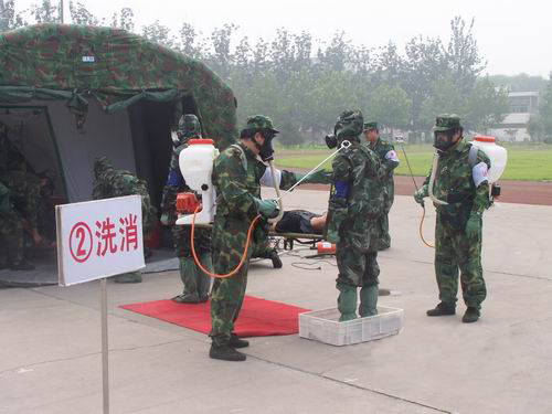 我公司洗消系统在实际中的应用